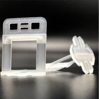 Vidascom Fliesen Nivelliersystem Verlegehilfe 0,5mm bis 5mm mit und ohne Zange 5mm-3-12mm-500 Laschen+200 Keile+Metal Zange