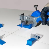Vidascom Fliesen Nivelliersystem Verlegehilfe 0,5mm bis 5mm mit und ohne Zange 5mm-3-12mm-500 Laschen+200 Keile+Metal Zange