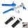 Vidascom Fliesen Nivelliersystem Verlegehilfe 0,5mm bis 5mm mit und ohne Zange 5mm-3-12mm-500 Laschen+200 Keile+Metal Zange