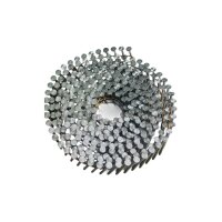 Akdeniz Coilnägel 2,5 × 55 mm – 9.000 Stk., 16° drahtmagaziniert, Ringschaft, blank